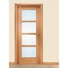Puerta modelo 233B-4VL vidriera
